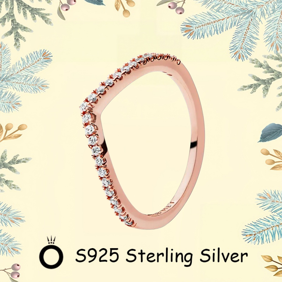 Pandora Quà Tặng Ngày Lễ Tình Nhân S925 Bạc Tối Giản DIY Cặp Đôi Trang Sức Chính Hãng Cho Nữ Lấp Lán