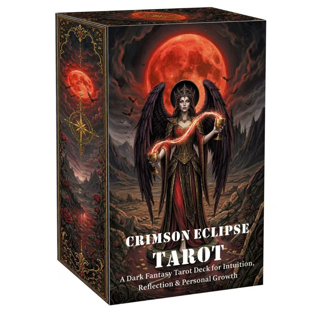 [Bản gốc] Crimson Eclipse Tarot English Board Game Card Game Crimson Eclipse Tarot