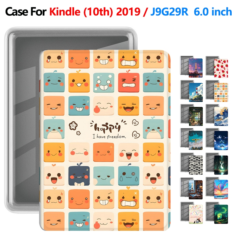 Ốp Điện Tử Cho 2019 Kindle (Thế Hệ Thứ 10) 6.0 inch J9G29R Vỏ Lật Chống Sốc Acrylic Thời Trang