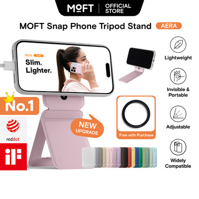 MOFT Snap Điện Thoại Chân Đế AERA Di Động Selfie Stick Mulit-Angle Có Thể Điều Chỉnh Giá Đỡ Điện Thoại Từ Tính Mạnh Tương Thích Với iPhone 17 / 16 / 15 / 14 / 13 / 12 Series