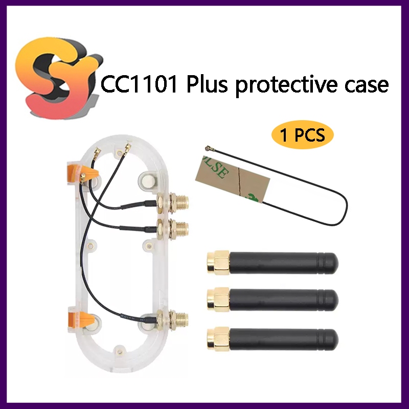 [Cung cấp hàng có sẵn] Vỏ T-Embed CC1101 Plus Phiên bản ăng-ten bên ngoài Vỏ màu đen trong suốt Phụ 
