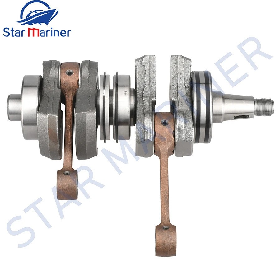 6F5-11400 Trục khuỷu Assy Cho Yamaha Phía Ngoài Động Cơ 2 Thì 40HP 6F5-11400-00 6F6-11400-00 Thuyền 