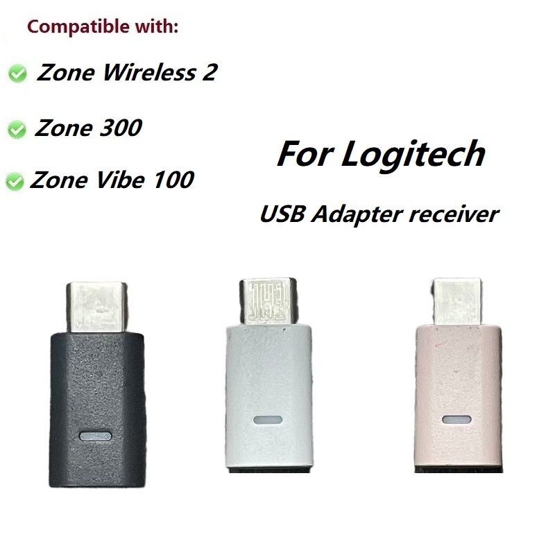 Bộ Chuyển Đổi USB Chính Hãng Cho Logitech Zone Wireless 2 / Zone 300 / Zone Vibe 100 Tai Nghe Thay T
