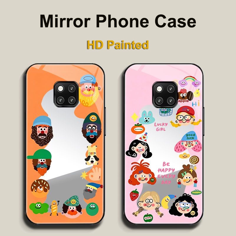 Dành Cho Huawei Mate 20 Pro 5G Ốp điện thoại Mate20Pro HD Gương Cứng Ốp điện thoại Cho Huawei Mate20