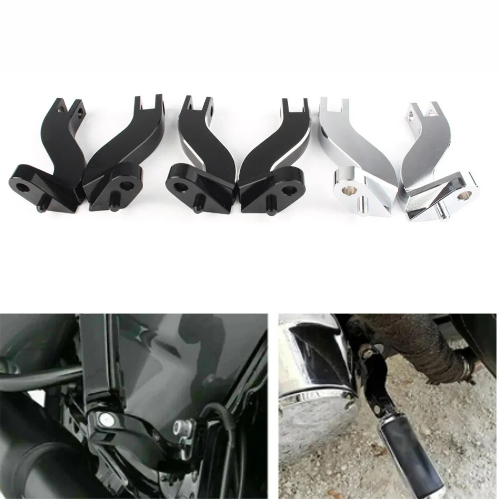 Dành Cho Harley Touring Street Glide FLHX 1993-2017 Xe Máy Phía Sau Hành Khách Footpeg Gắn Bộ
