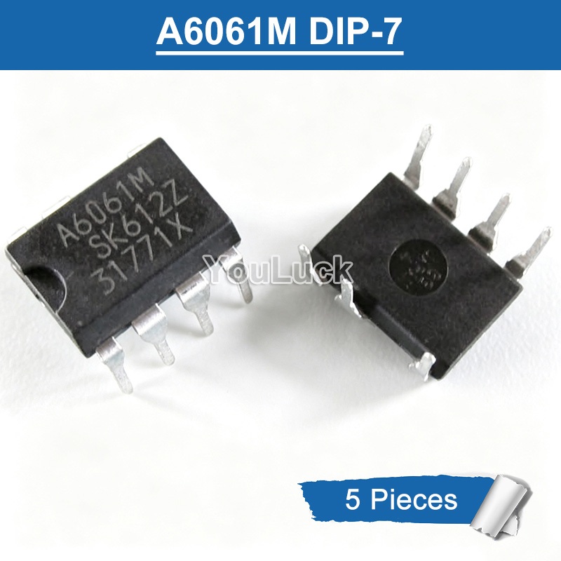 5 Chiếc A6061M DIP-7 STR-A6061M Chip Quản Lý Điện IC Mới Chính Hãng