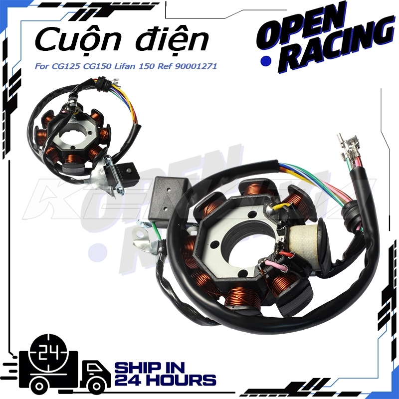 Mâm Lửa Cuộn Điện 8 Cuộn 5 Dây For CG125 CG150 Lifan 150 Ref 90001271