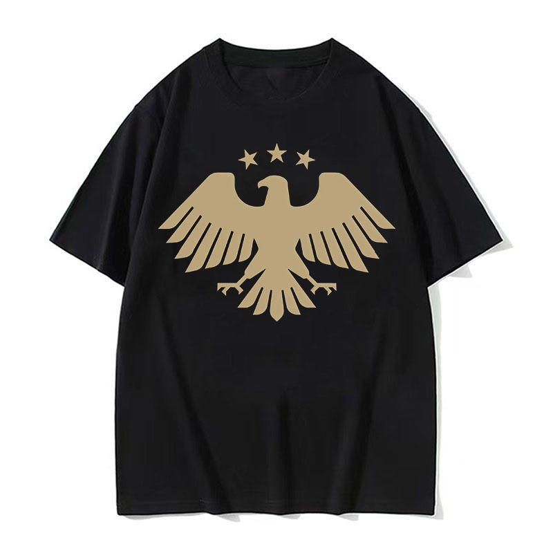 Áo nam Đại Bàng Syria Đồ Họa Áo Cotton Ngắn Tay Syria Áo Người Phụ Nữ Dạo Phố Rời Tee