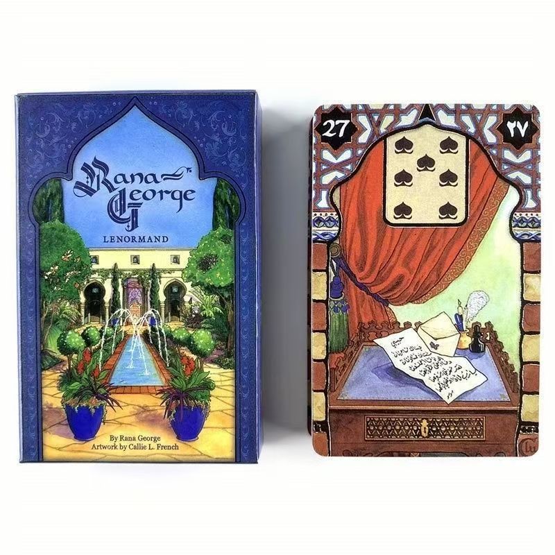 Na George Lenorman Rana George Lenormand Rana George Lenormand Bảng Tiếng Anh Trò Chơi Thẻ Giấy Bảng
