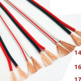 Dây cáp RVB 14AWG 17AWG 18AWG 20AWG 22AWG Dây LED Đỏ Đen 2Pin Dây nối dài cách điện Cáp âm thanh ô t