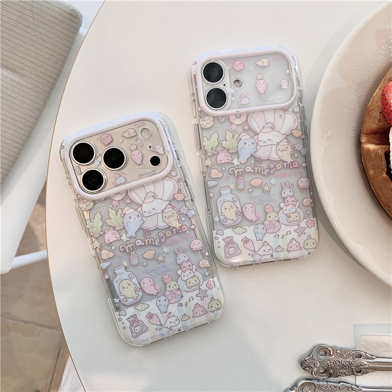 Ốp điện thoại iPhone 17 Pro max Seal pattern TPU materia IMD