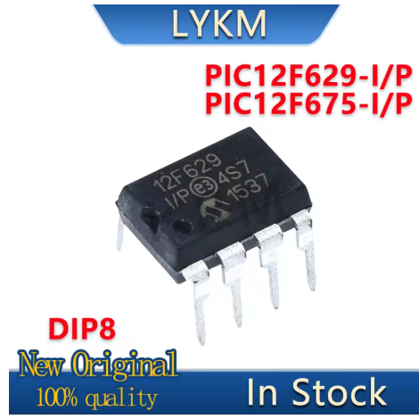5 Chiếc Mới Chính Hãng PIC12F629-I / P PIC12F675-I / P PIC12F629 PIC12F675 12F629 12F675 DIP-8 Vi Đi