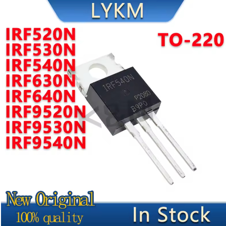 5 Chiếc Mới Chính Hãng IRF520N IRF530N IRF540N IRF630N IRF640N IRF9520N IRF9530N IRF9540N MOS Trường