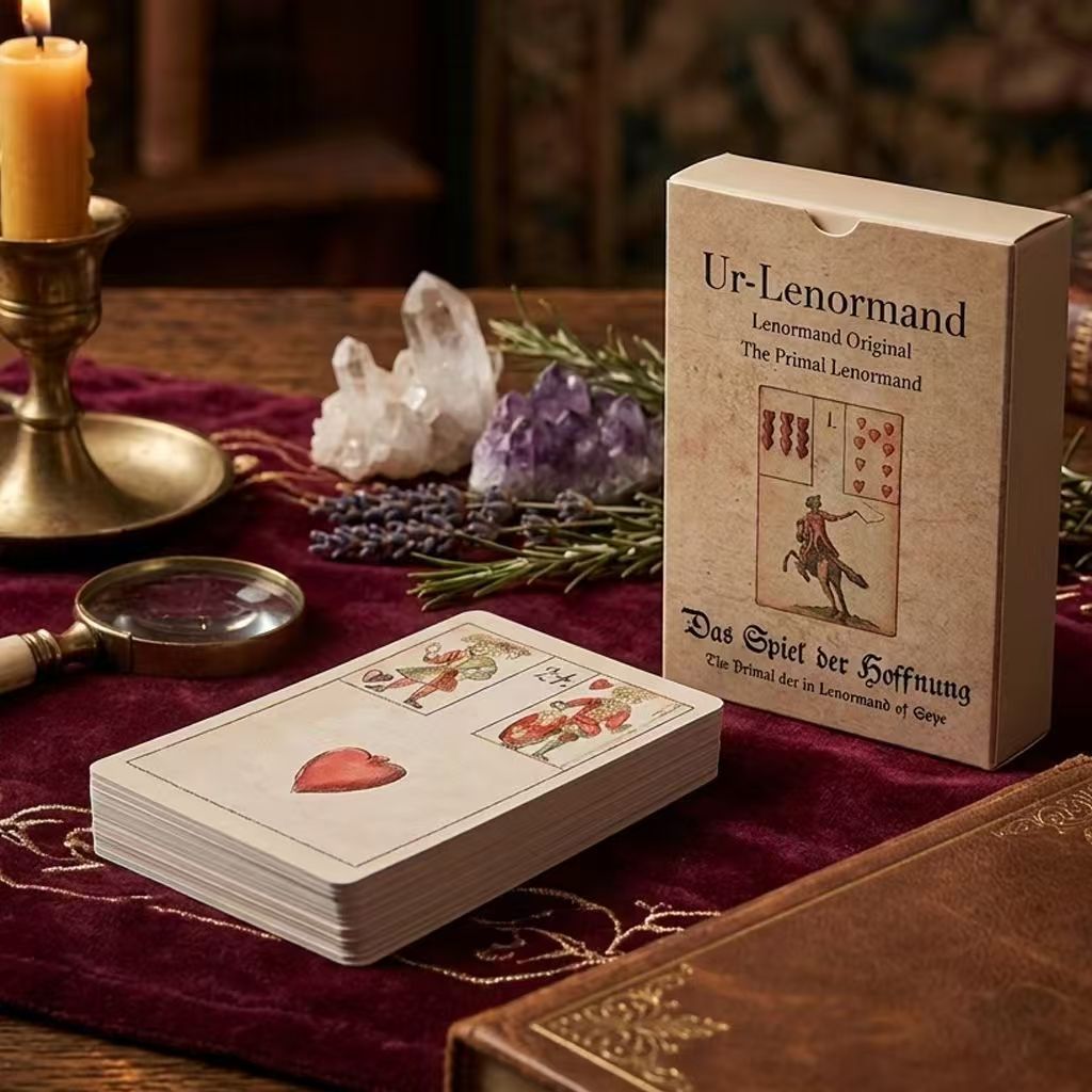 Chính Hãng Renaman Hy vọng Trò Chơi 18th Century Retro Thẻ 36 Miếng 9 * 6cm Ur lenormand Board Thẻ T