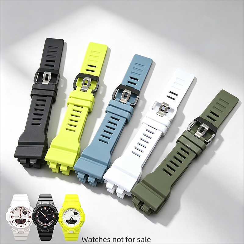 Dây đeo đồng hồ silicon mềm chống thấm nước có sẵn đã được sửa đổi cho Casio GBA ‐ 800 GBD ‐ 800 GMA