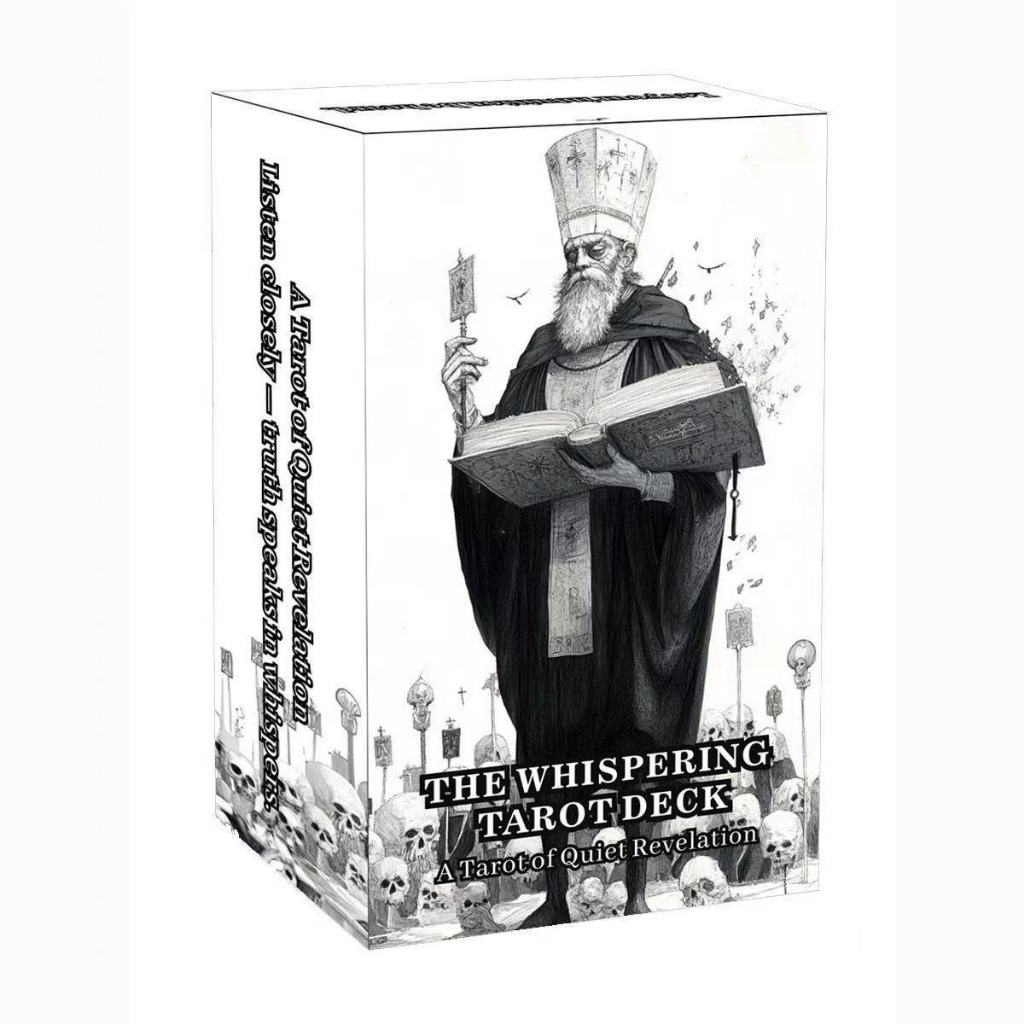 [World Cover] 12X7cm Whispering Tarot Card English Board Game Card Game The Whispering Tarot Tarot B