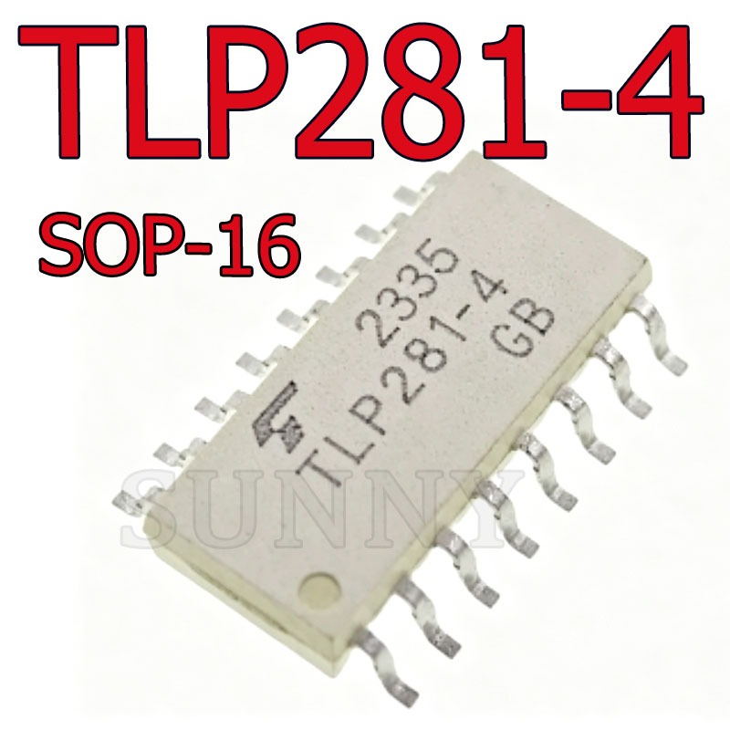 5 ~ 10 CÁI TLP281-4 TLP281-4GB Bộ ghép quang chính hãng mới SOP16 Patch