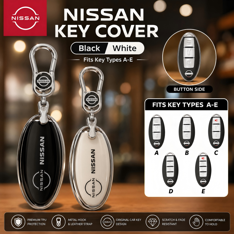 Nissan TPU Chìa Khóa Xe Hơi Cho Sylphy Teana Kicks Serena Almera Navara X-Trail Grand Livina March S