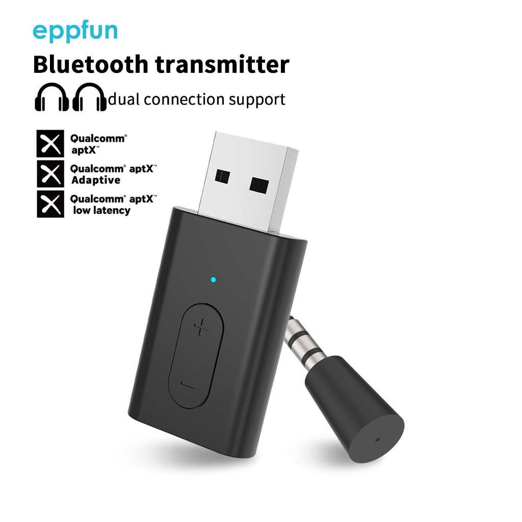 Bộ phát Bluetooth 5.3, APTX thích ứng APTX Kết nối thiết bị kép có độ trễ thấp