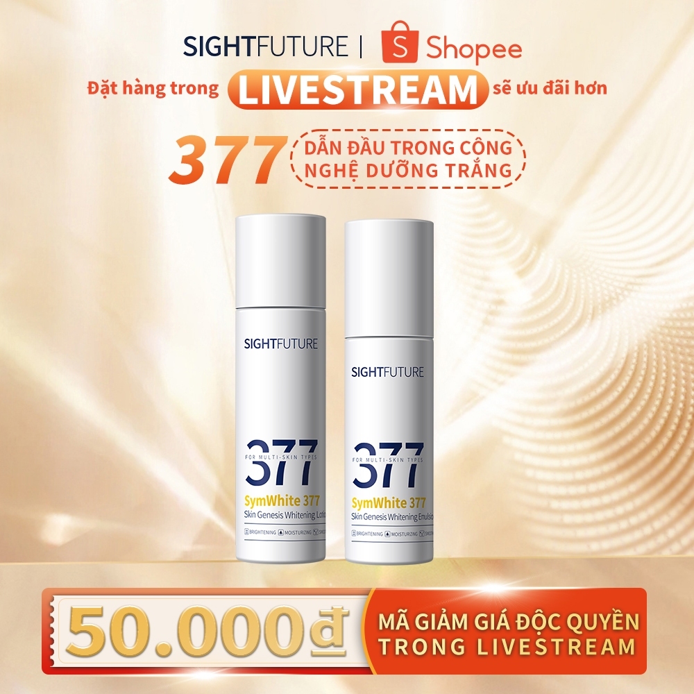 [LIVE] SIGHTFUTURE 377 SymWhite Bộ toner và sữa dưỡng