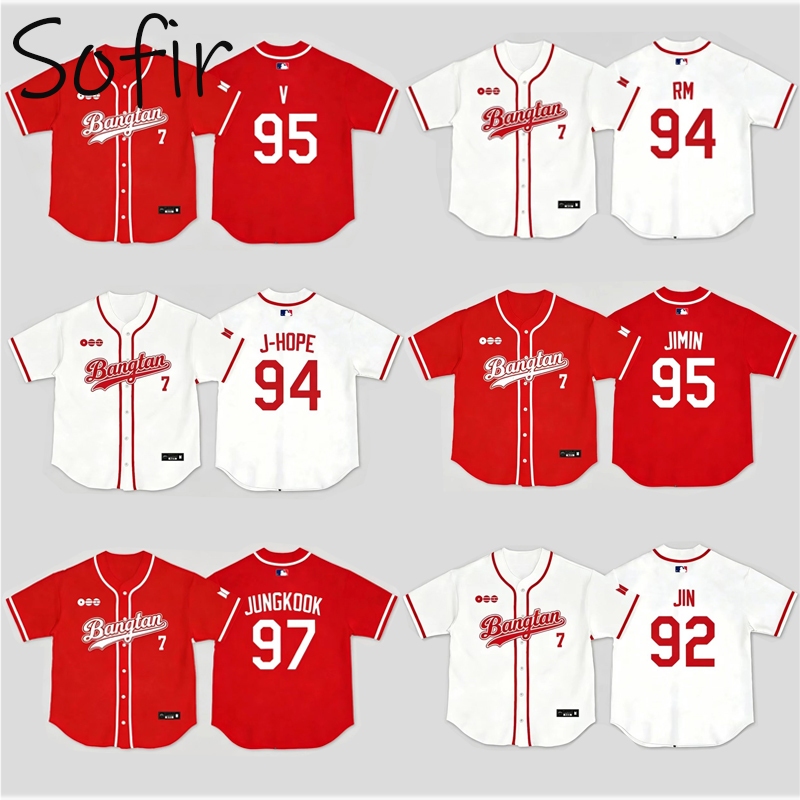 In Hình 2026 BANGTAN ARIRANG TOUR COMBACK Merch Jersey Vintage Áo Thun Unisex Plus Size JIN JUNGKOOK