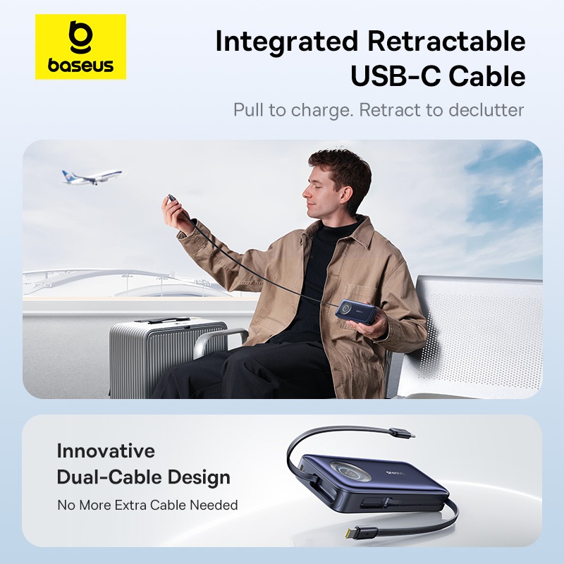 Baseus EnerCore CR11 Power Bank có cáp thu vào 20000mAh 100W