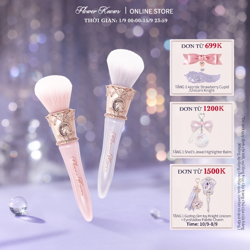 Flower know Knight Unicorn Collection Blush Brush