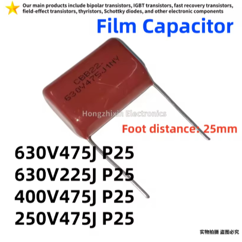 10 Chiếc CBB22 10 Chiếc 630V475J 630V225J 400V475J 250V475J CBB 475J630V 225J630V 475J400V 475J250V 
