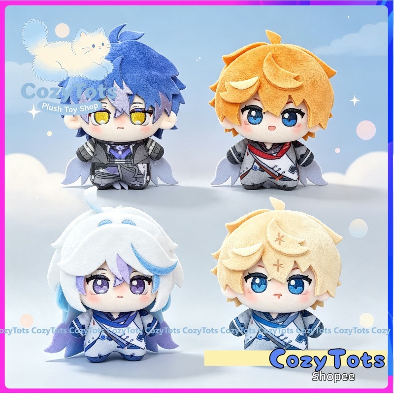 Genshin Impact Sang Trọng Búp Bê Nhồi Bông Cosplay Flins Lohen Alhaitham Wanderer Hình Trang Trí Bàn