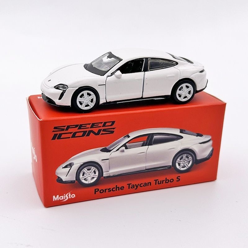 Maisto 1: 64 Porsche Taycan Turbo S Mô Phỏng Xe Hợp Kim Siêu Ô Tô Mô Hình