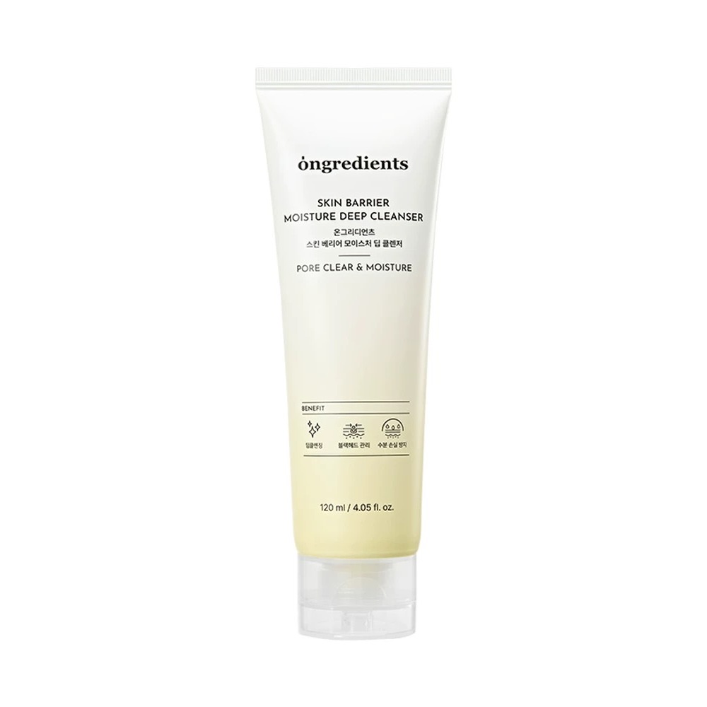 Ongredients Skin Barrier Moisture Deep Cleanser 120ml Gentle Face Cleanser Pore Clear Moisturising R