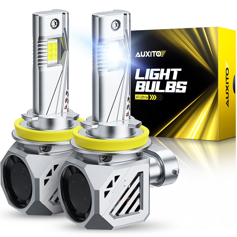 Đèn pha LED AUXITO A1ULTRA Canbus H11 H8 H9 H16 140W 32000LM 6500K Trắng Siêu Sáng IP68 Cắm & Chạy