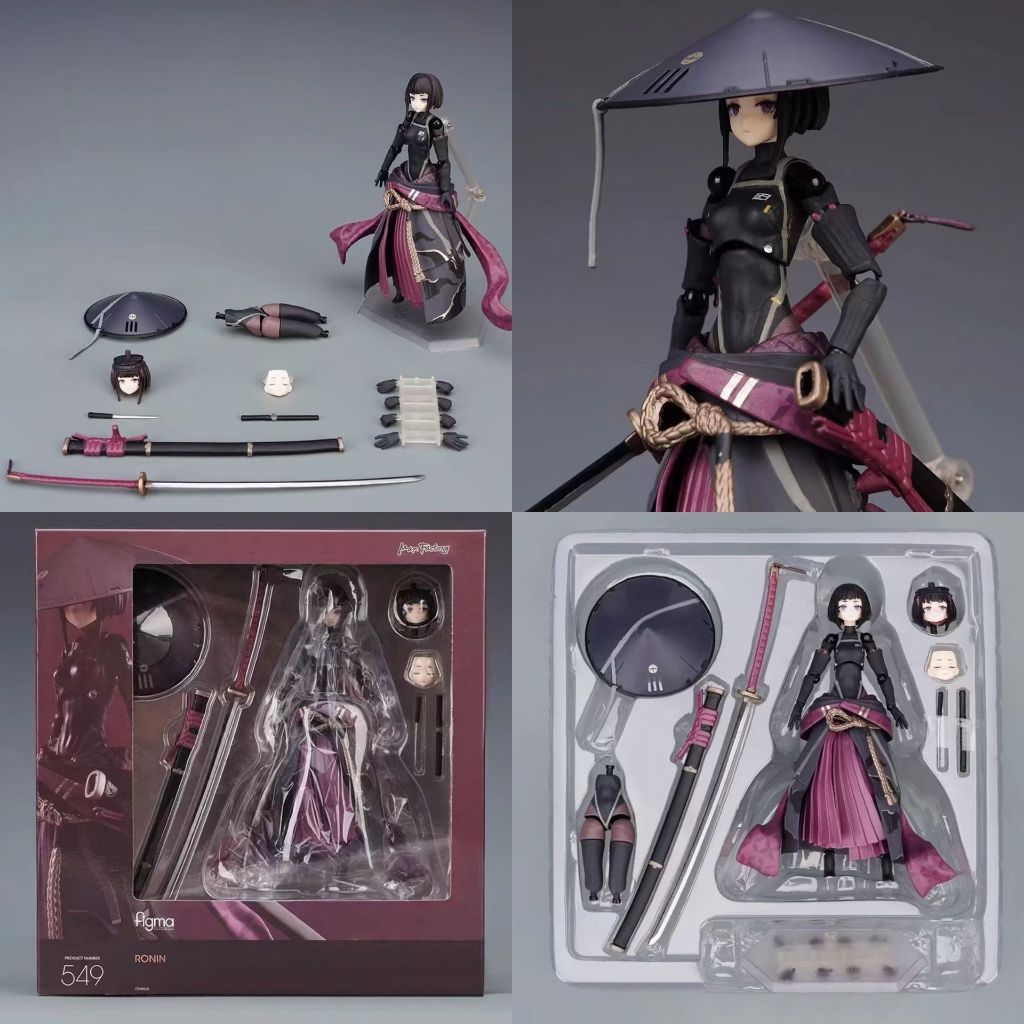 Figma 549 Wuu Langman MF Rong Samurai Girl Joint Plaything / 2 Sc Pvc Collectible Hình