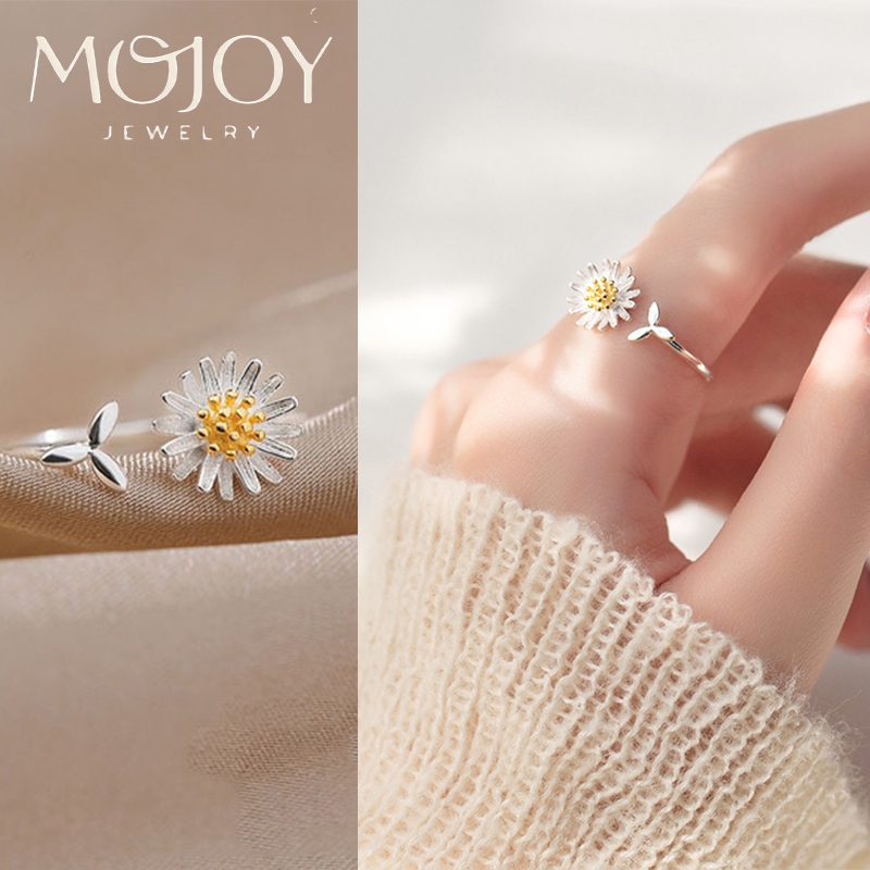 Daisy Mở Nhẫn Nữ Đơn Giản Thời Trang Mori Trang Sức