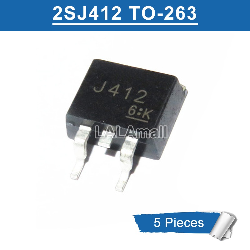 5 chiếc J412 TO-263 2SJ412 -100V / -16A P-kênh MOSFET Transistor Mới Ban Đầu