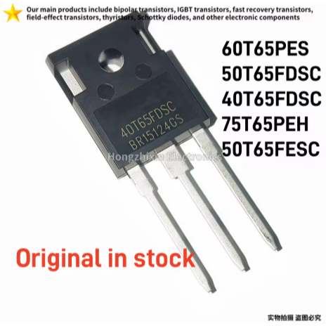 1-5 Chiếc Chính Hãng 60T65PES 50T65FDSC 40T65FDSC 75T65PEH 50T65FESC TO-247 650V Trường Dừng IGBT Đi