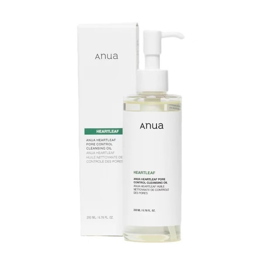 Anua Heartleaf Pore Control Cleanser 200ml Sữa rửa mặt Hàn Quốc Nước tẩy trang nhẹ nhàng Sữa rửa mặt