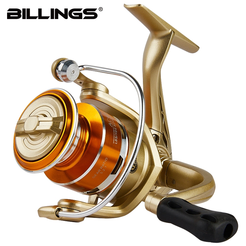 BILLINGS AC1000-7000 Series Máy Câu Cá, Tỷ Lệ 5.2: 1Gear, Kéo Max 22LB