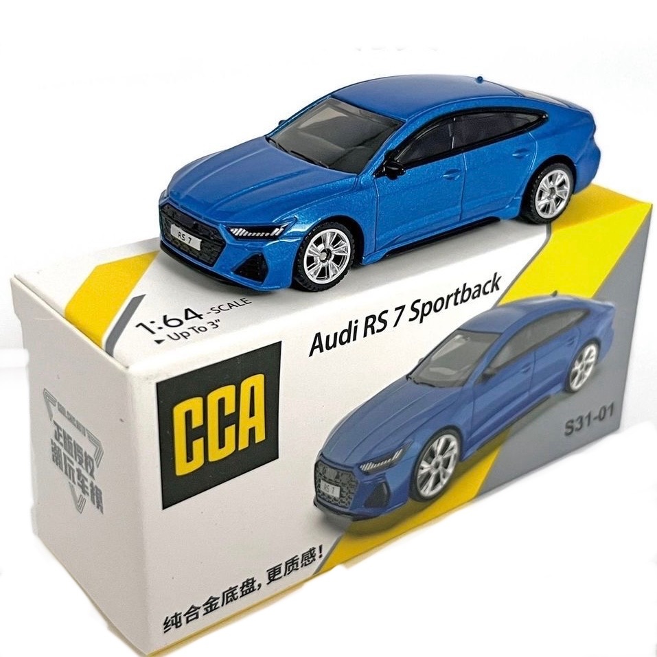 CCA 1: 64 Audi RS7 Sportback Xe thể thao Khung xe hợp kim Mô hình xe hơi