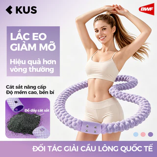 Vòng Lắc Eo Giảm Cân Đổ Cát Sắt Bọc Vải Dệt Kim 1.5kg - 3kg Giảm Mỡ Bụng, Eo Thon Săn Chắc, Phù Hợp Tập Gym Và Yoga Tại Nhà