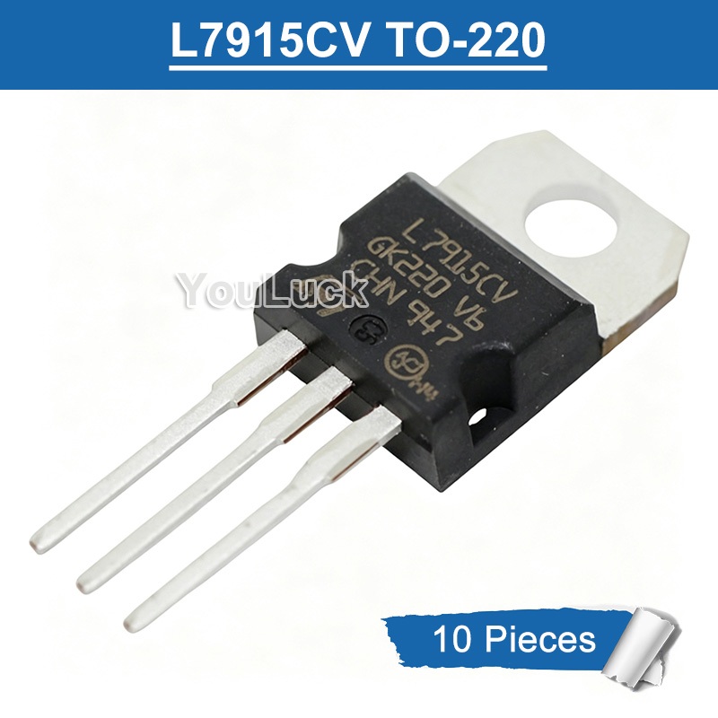 10 Chiếc L7915CV TO-220 15V Bộ Điều Chỉnh Điện Áp Mới Chính Hãng