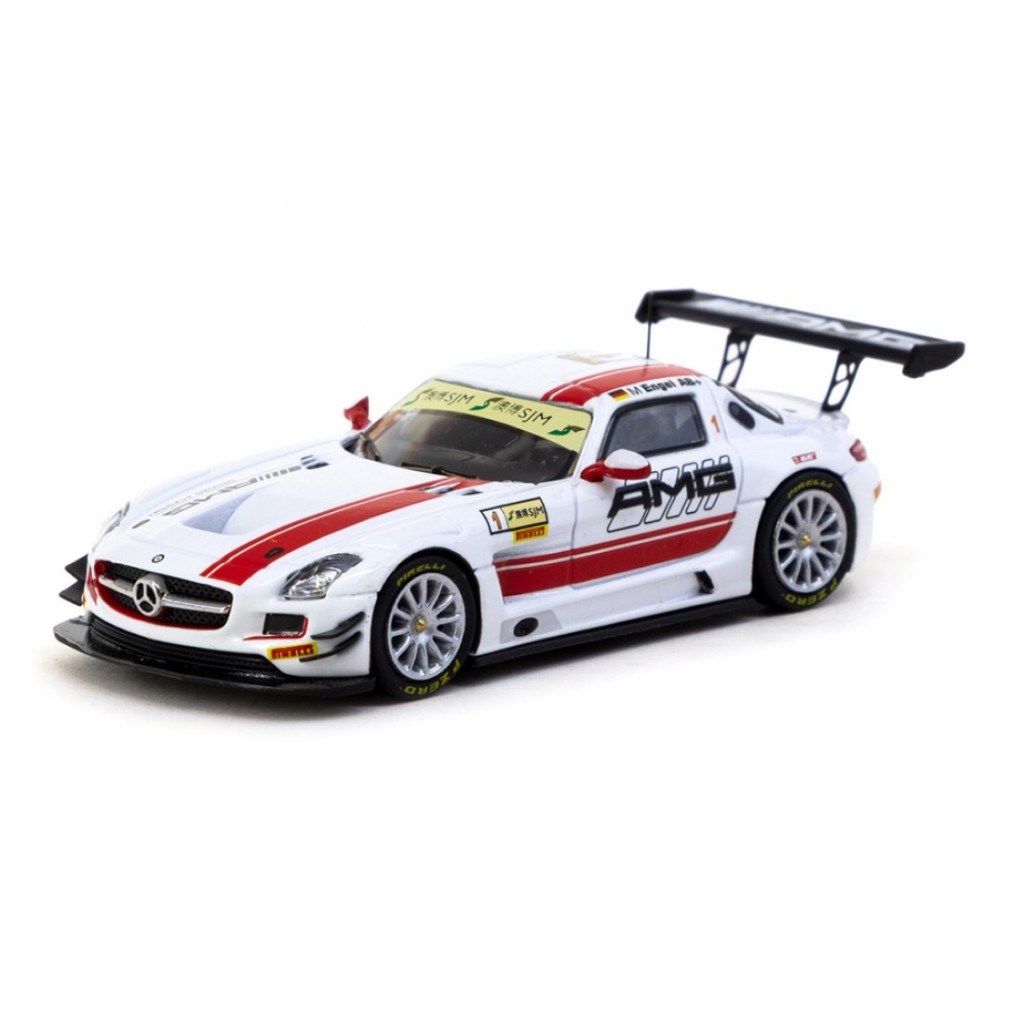 Tarmac Works T64-087-15MGP01 1 / 64 Mercedes-Benz SLS AMG GT3 Macau GT Cup FIA GT World Cup 2015 Ngư