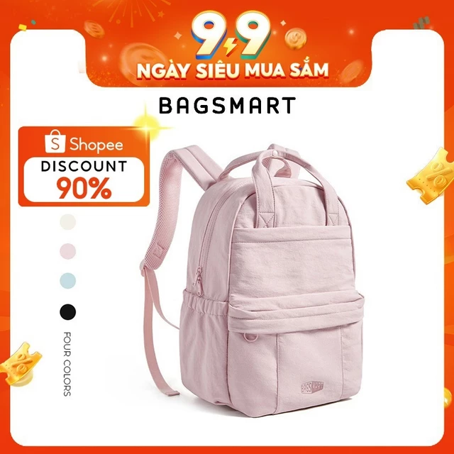 BAGSMART Ba Lô Thường Ngày Du Lịch 14.3inch Ba Lô Laptop Daypack SchoolBag Cao Đẳng Túi Đựng Sách Làm Việc Mặt Sau Máy Tính Dễ Thương Chống Nước