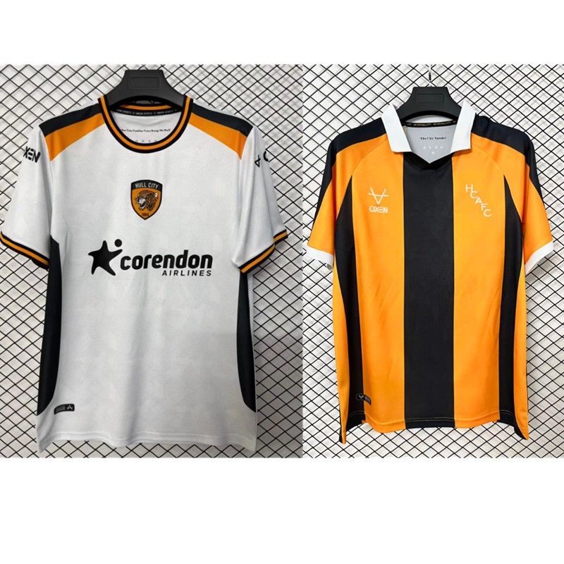 Hull City Jersey 26 / 27 Mới Sân khách thứ ba Áo sơ mi tập luyện dành cho người hâm mộ