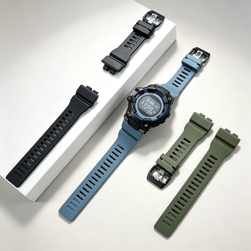 Dây Đeo Đồng Hồ Silicon Thay Thế Cho Casio G ‐ Shock GBD ‐ 100 Series Mềm Chống Thấm Nước Thể Thao D