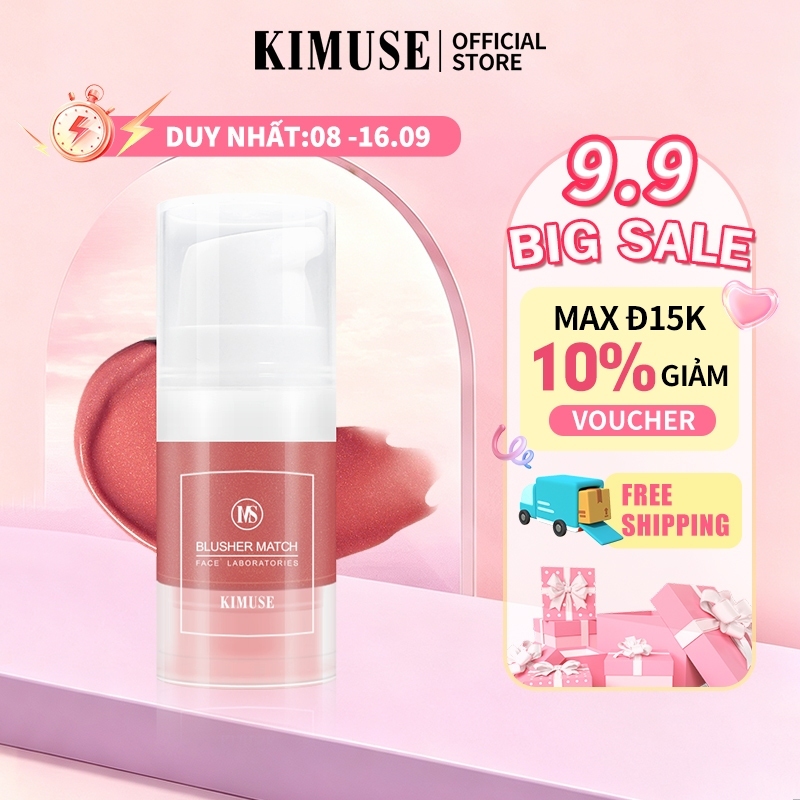 Kem má hồng KIMUSE chống thấm nước và mồ hôi 6ml