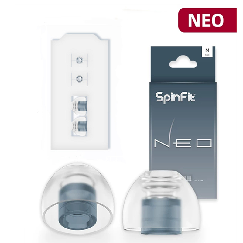 SpinFit NEO dành cho đầu tai được cấp bằng silicon IEM cho IE900 / IE200 / 64Audio U6T / AKG N25 / A
