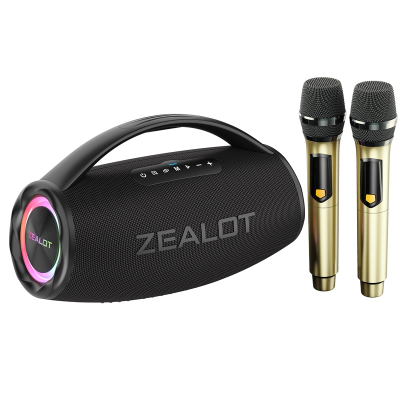 Loa Bluetooth ZEALOT S97M 80W 16000mAh Hiệu ứng vòm âm trầm sâuTWS Ghép nối ánh sáng Rgb cho dã ngoạ