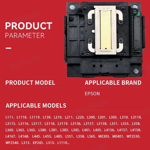 Đầu in tương thích cho Epson L1250 L360 L1110 L3100 L3110 L3150 L3210 L3250 ET-2700 ET-2710 | L-Seri