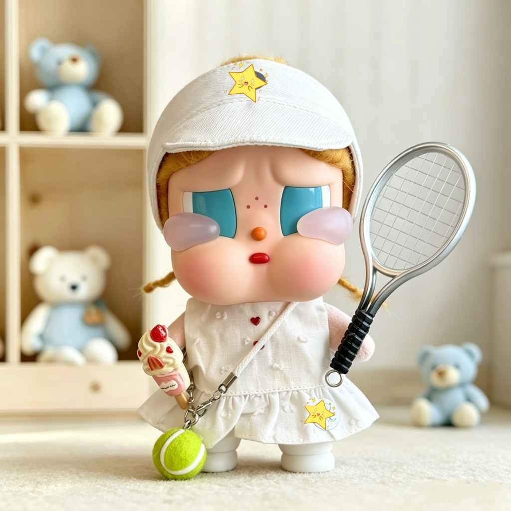 [Chỉ quần áo trẻ em] 15cmcrybaby Crybaby Crybaby Crybaby Crybaby Crybaby Series Quần áo thể thao Quầ